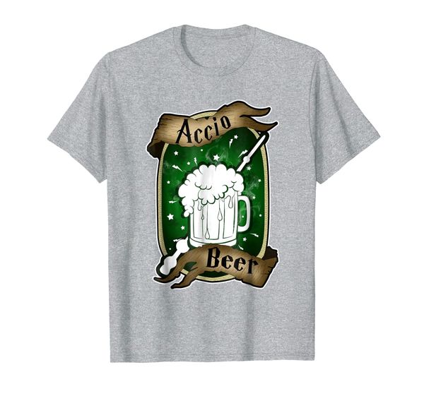 

accio beer shirt - st. patrick's day irish drinking tee, White;black