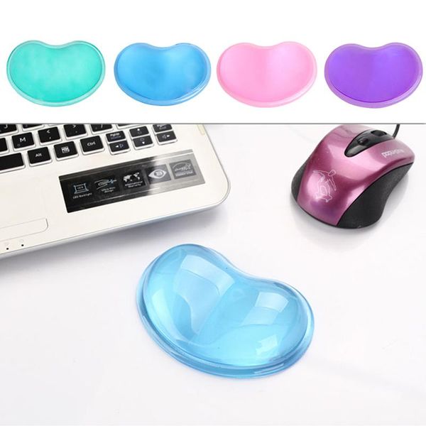 

mouse pads & wrist rests translucent gel silicone wavy pad rest support for computer laptop