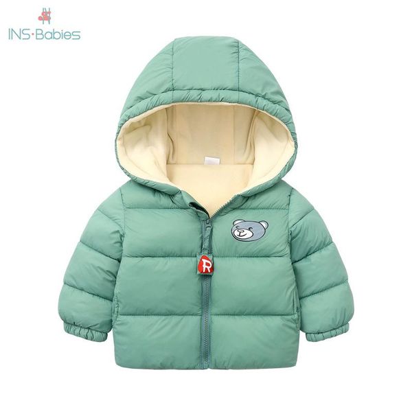 

coat baby boy winter jackets children cotton coats for boys and girls clothes 18-5y kids toddler jacket 7 colors outwear, Blue;gray