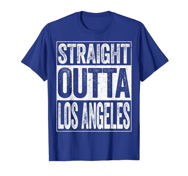 

straight outta los angeles t-shirt california gift shirt, White;black