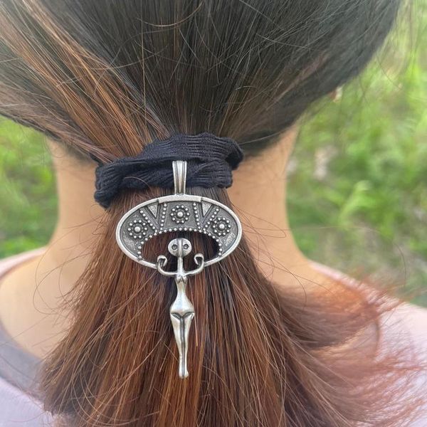 

hair clips & barrettes witch goddess woman elastic band jewelry, Golden;silver