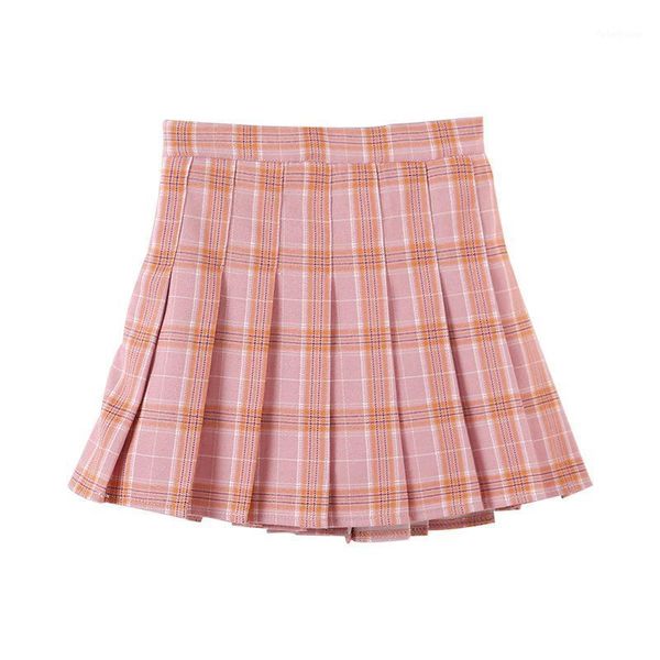 

skirts 4 6 8 10 12 14 16 years school girl clothing kids pleated plaid skirt baby toddler teenager clothes big girls a-line1, Blue
