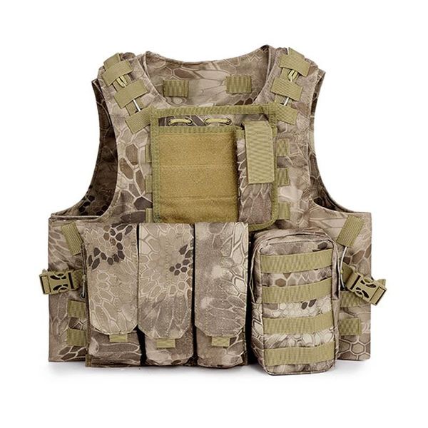 

tactical vest assault sapi plate carrier multicam army molle mag ammo chest rig paintball body armor harness, Camo;black