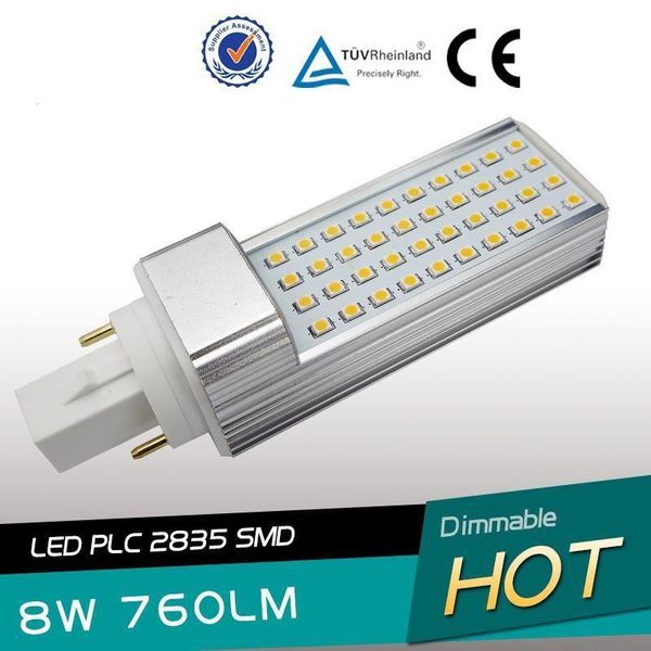 

bulbs 10pcs/lot 6w 8w 10w 12w e27 g23 led pl corn light g24 plc lamp ac85-265v