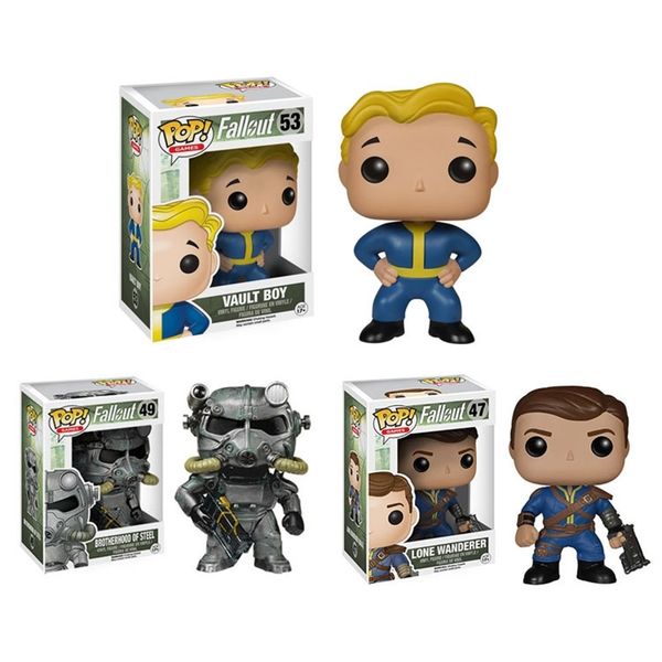 

funko pop radiation 4 game surrounding fallout4 armored vault boy toy model