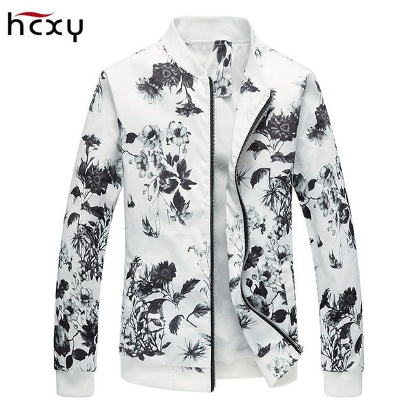 

men's jackets 2021 large size spring autumn printing fashion coats men casual slim stand collar bomber jacket male overcoatm-6xl, Black;brown