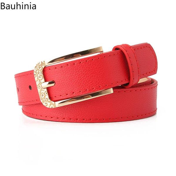 

belts 2021 thin artificial leather belt strap women ladies dress girls pants jean waist ceinture femme riem, Black;brown