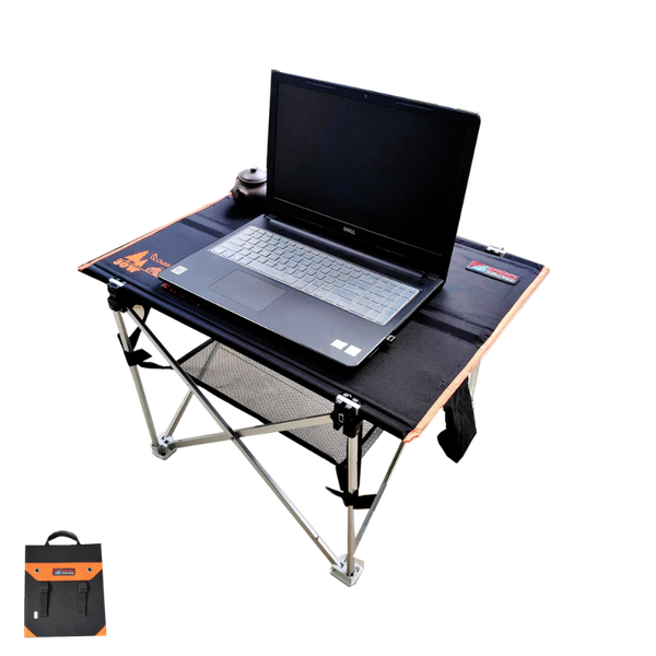 

camp furniture drink folding solar table camping