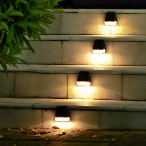 

solar lamps lamp street pathway lights outdoor lighting garden yard decoration sun power waterproof stair light led luminous wall