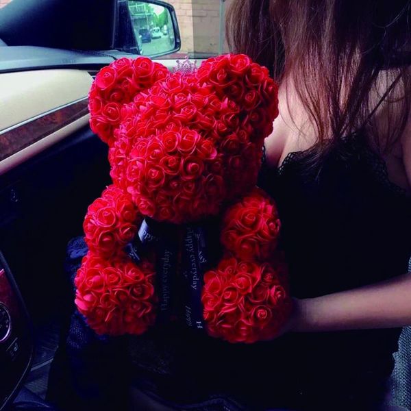 

2021 valentine's day big red rose bear dropshipping vip