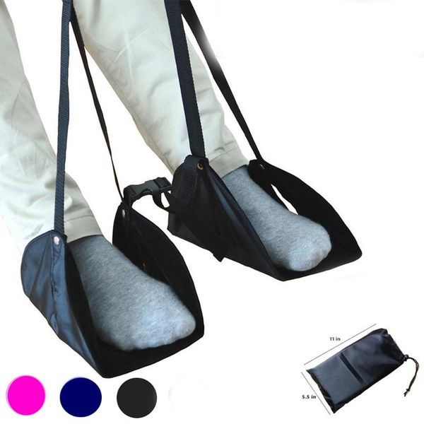 

outdoor games & activities portable travel plane foot hammock high speed relieves fatigue