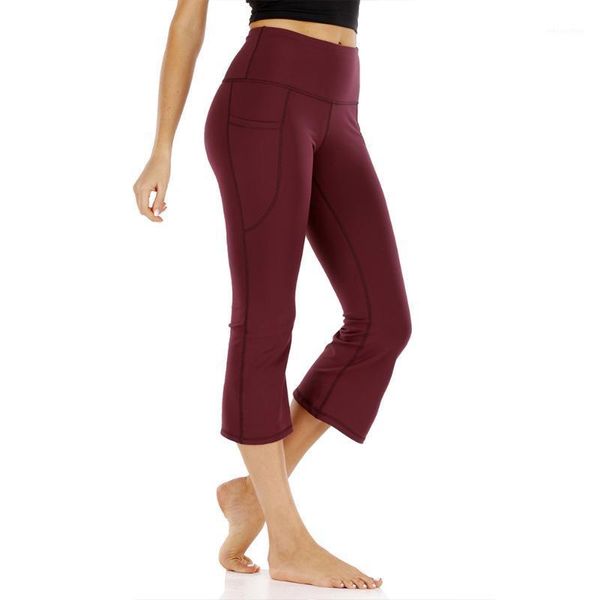 

yoga outfit women pants high waist flared trousers casual for running sports fitness