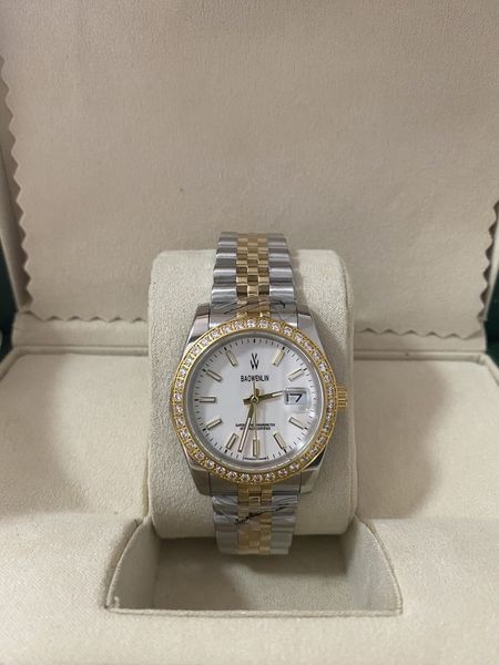 

: 2021 u1 aaa diamond classic watch automatic machinery wholesale and women lovers table 36 mm luxury golden rose gold bracelet roles watche, Slivery;brown
