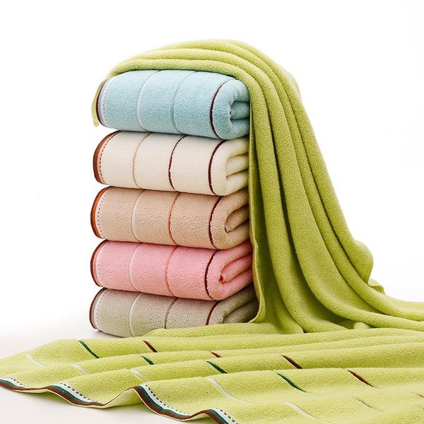 

towel 70*140 cm cotton thickening beach color ful bath towels for family bathroom