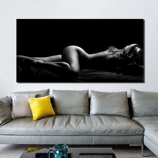 

unframed painting body portrait print wall art poster