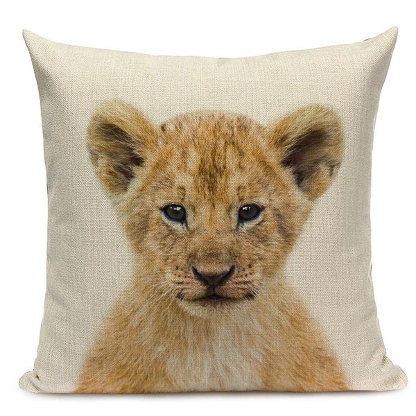 

cushion/decorative pillow animal series tiger elephant monkey cushion cover home decor dakimakura friends tv show case farmhouse