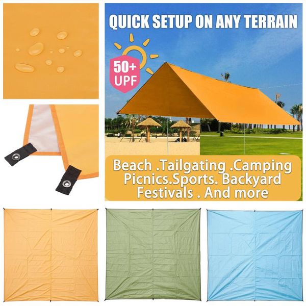 

square waterproof sun shade sail canopy awning shelter fabric screen uv blocking for outdoor patio garden carport