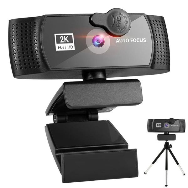 

webcams k1kf 1k/2k/4k/8k webcam with tripod usb live auto focus computer camera drive mic privacy cover speaker for online