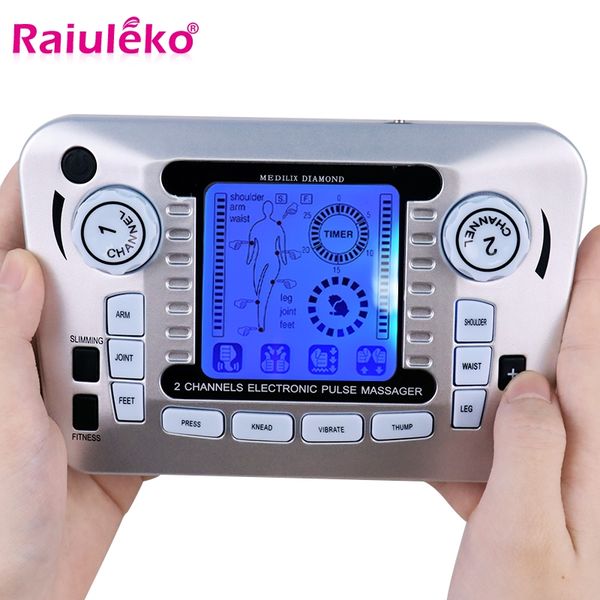 

20 levels body massage electronic slimming pulse massage muscle relax pain relief stimulator tens acupuncture therapy machine