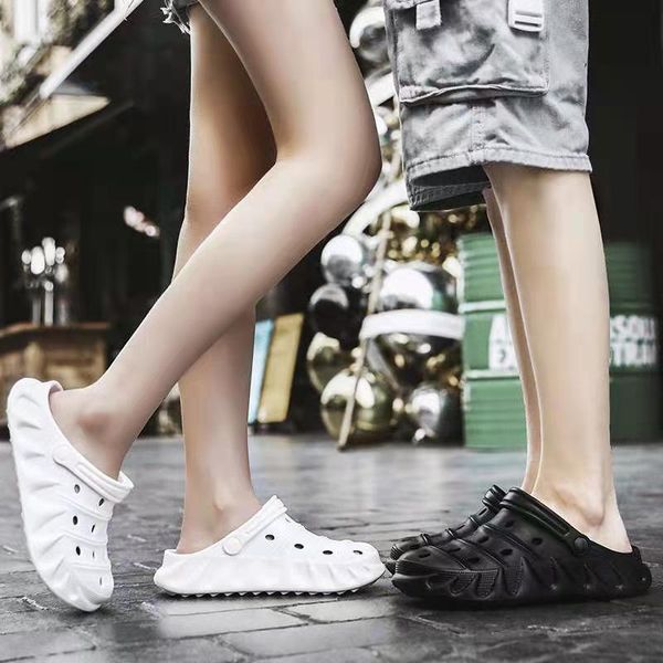 

slippers women summer message hollow outdoor beach pool sandals garden mules shoes water shower flats lightweight, Black