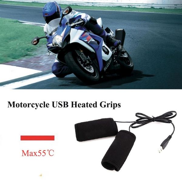 

handlebars universal motorcycle handlebar grips usb power heated wrap handle bar heater warmer scooter winter accessories removable