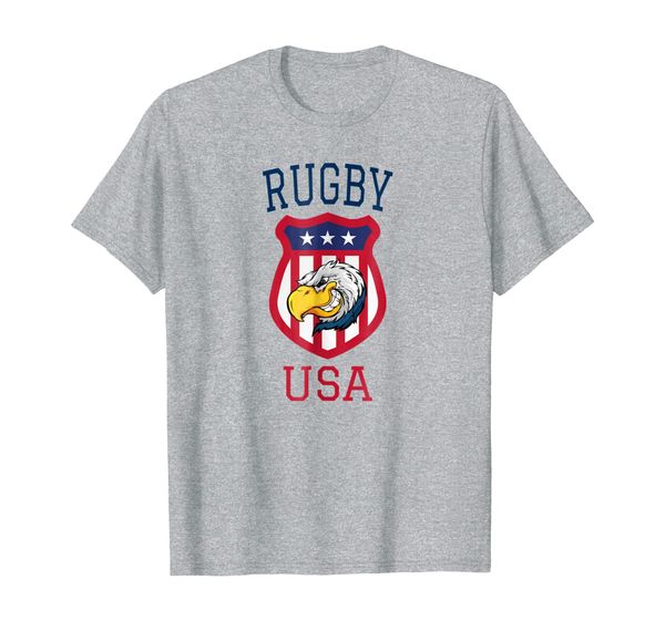 

american rugby t-shirt, sevens usa fan tee, White;black