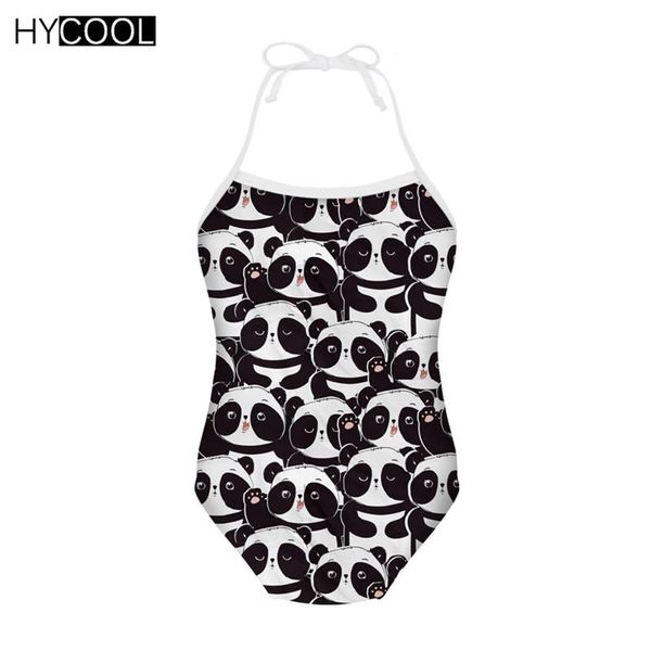 

one-piece suits hycool one piece swimsuit baby panda swimming 3-8 years children swimwear summer bathing suit kids 2021
