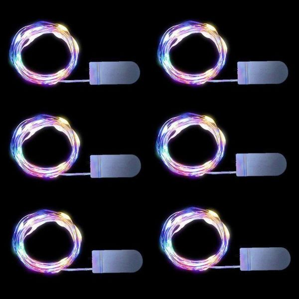 

party decoration 10/20/30 led battery micro rice wire copper fairy string lights decor 1/2/3m light