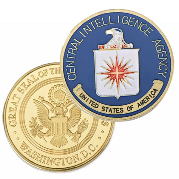 

crafts usa cia military central intelligence agency coin the united states challenge metal badge collectibles value