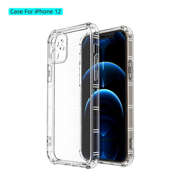 

transparent soft tpu phone case for iphone 12 mini 12 11 pro max xs xr xs max 6 7 8 plus clear cover