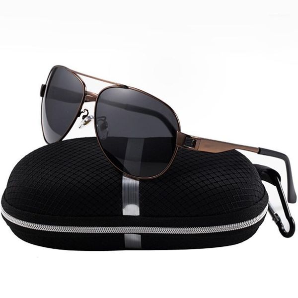 

men's sunglasses brand designer pilot polarized male sun glasses outdoor sport eyeglasses gafas masculino for men1, White;black