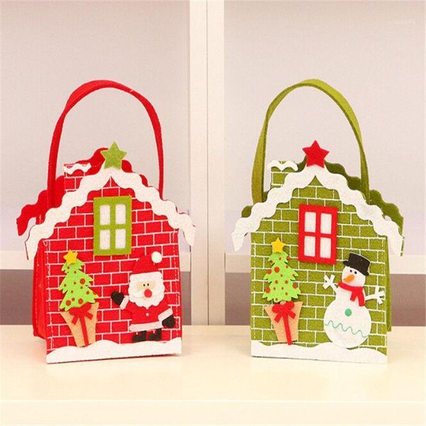 

christmas decorations gift bag for candy bags ornament decoration santa claus tree navidad