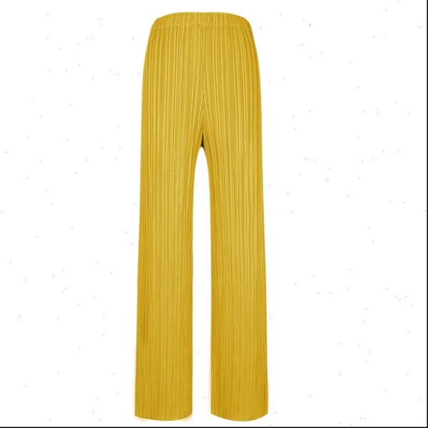 

summer joggers women fall 2020 casual pants miyake pleats plus size gaucho pants stretch trousers straight high waist pants 4001, Black;white