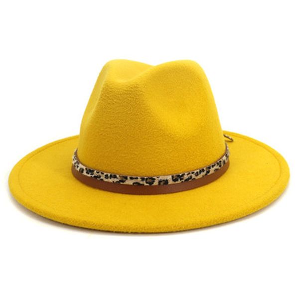 

2021 new fedora men jazz caps band belt bowknot women autumn khaki luxury formal casual winter hats suux, Blue;gray
