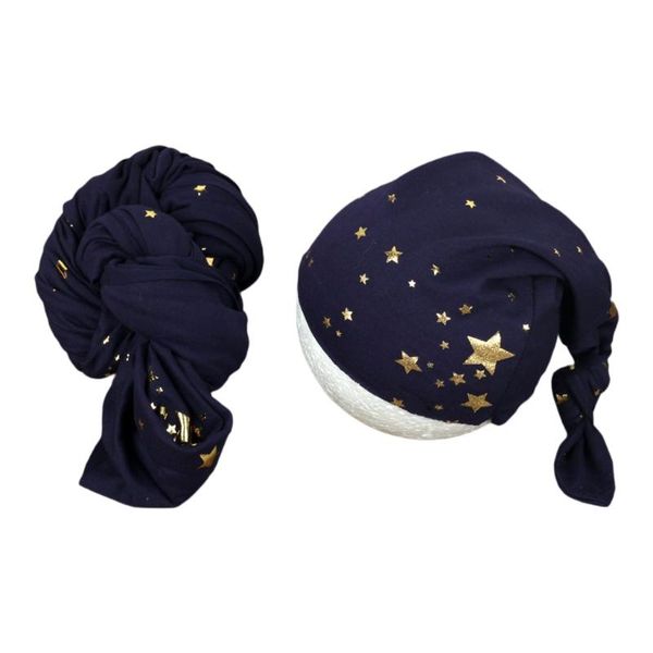 

blankets & swaddling 54da 2 pcs baby receiving blanket+beanie cap set infants swaddle wrap tail knot hat