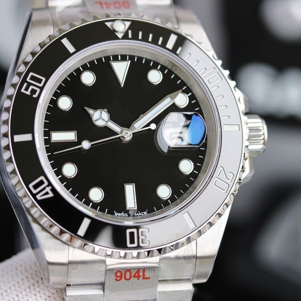 

n factory to build the new v10s submarine underwater series 116610 men's watch 40mm size with 2836 movement -3135movement 904 fine stee, Slivery;brown