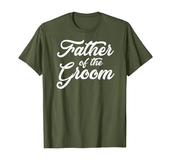 

mens father of the groom wedding party grooms family t shirt, White;black