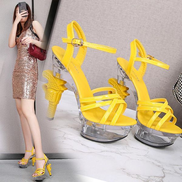 

sandals wome shoes 34-43 women summer open toe high heels stiletto, Black