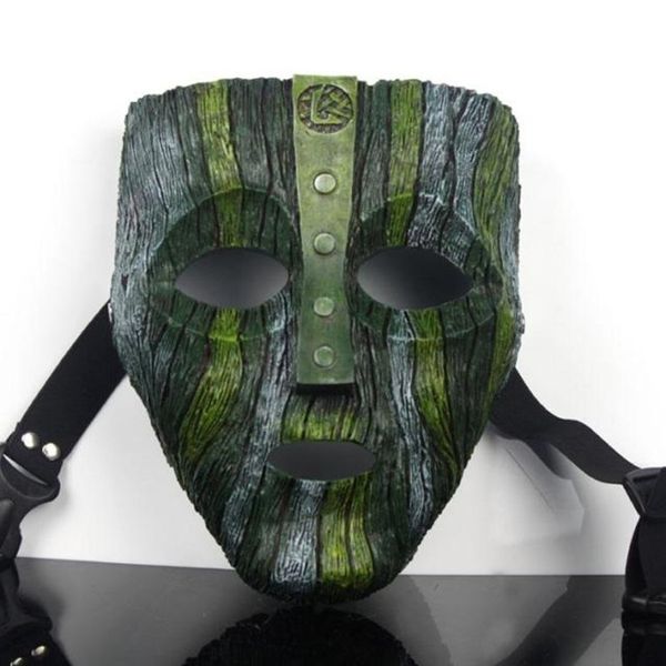 Alta qualità Cameron Diaz Loki The Mask Jim Carrey Resina veneziana Maschere Cosplay God of Mischief Masquerade Replica Costume Puntelli