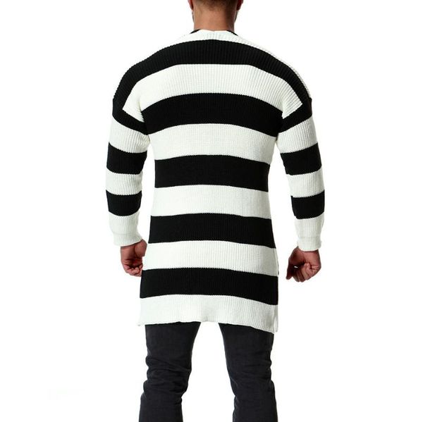 

2021 autumn winter men's sweater coat man knitted thick warm casual knitwear cardigan sweater, White;black