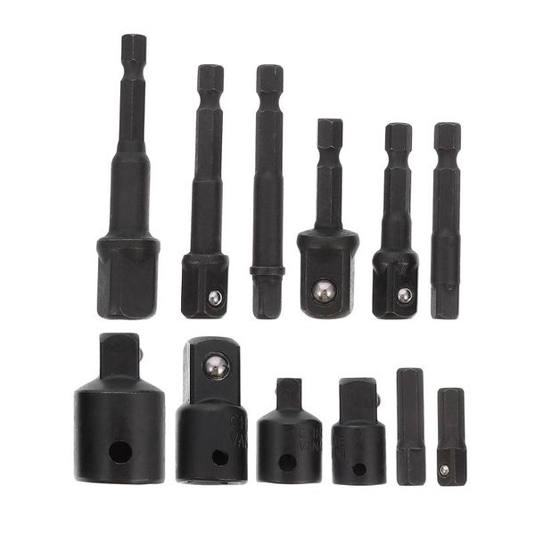 

elbow & knee pads 1 set practical bit rods electric drill extension joint sleeves, Black;gray