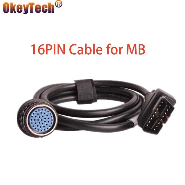 Диагностические инструменты OBD2 Cable SD Connect Compact4 16pin для MB Star C4 OBD II 16 -контактный автомобильный адаптер.