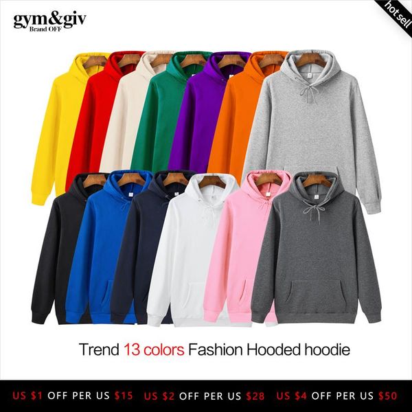 

men's hoodies & sweatshirts brand streetwear hoodie men hip hop hooded solid slim fit casual hoody mens asian size, Black