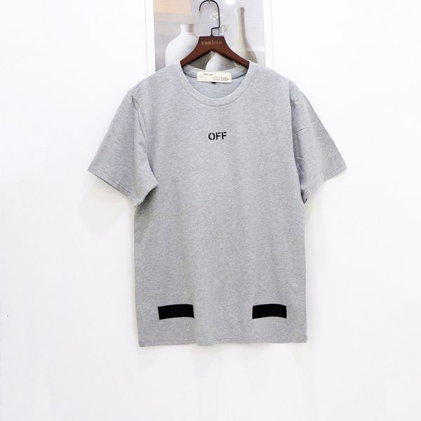 

new fashion brand arrow print short sleeve t-shirt round neck tee men's and women'son sale, White;black