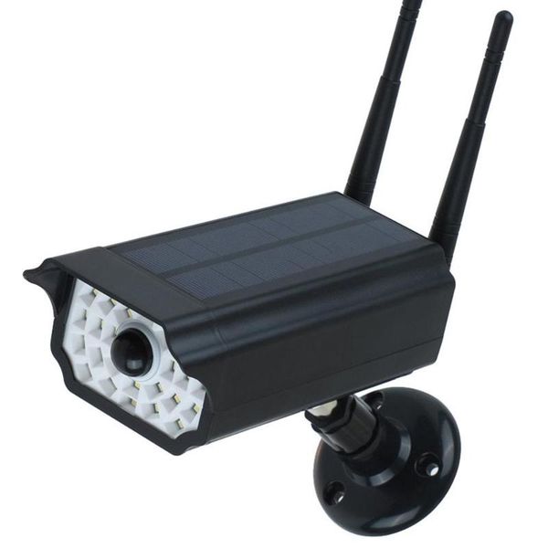 

cameras fake dummy solar powered camera high simulation cctv surveillance flashing red led home security