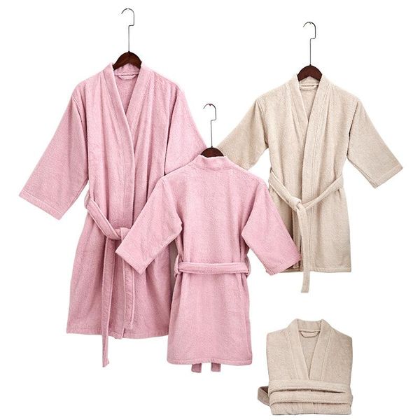 

towel wrap bath soft bathrobe washcloth for home el 100%cotton camel pink color kids wearable shower towels textile m l