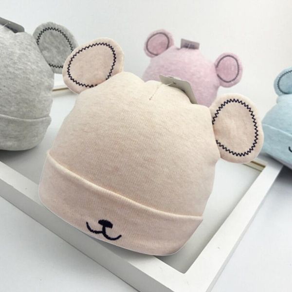 

caps & hats baby toddler girls boy warm hat winter beanie cute ears plush cap parent-child born autumn windproof1, Yellow