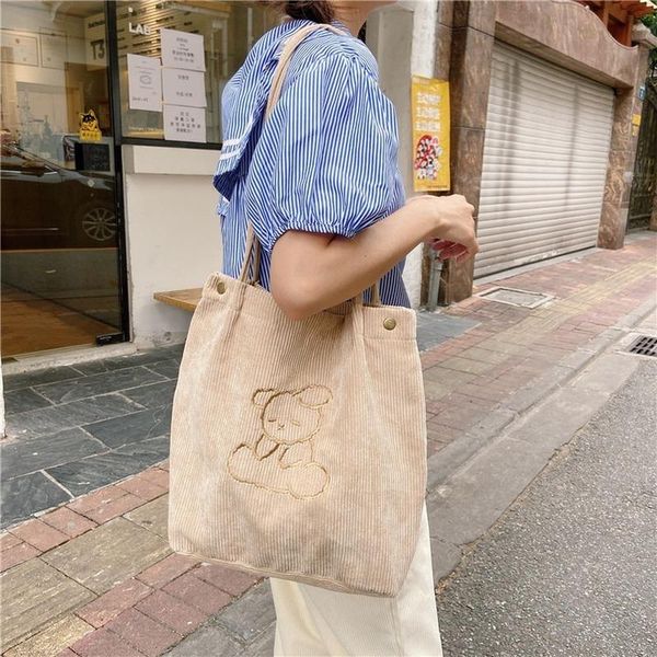 

cross body 2021 women large capacity canvas bags eco reusable shopping with shoulder bag girls students casual handbag tote beach