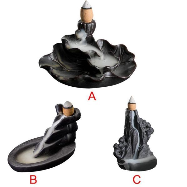 

fragrance lamps backflow incense burner ceramic holder