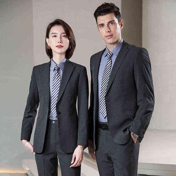 

luxury men's suits blazers men's and women's same profsional suit three piece set insurance real tate el sal work shirt embro, White;black